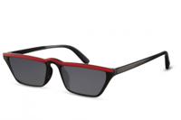 CWI zonnebril dames cat.3 rood/zwart (CWI2261) - thumbnail