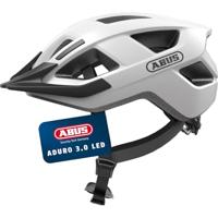 Abus helm aduro 3.0 led polar white m 52-58cm - thumbnail