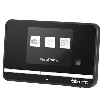 Albrecht DR 521 Radio DAB+, VHF (FM) AUX, Bluetooth, DAB+, FM Incl. afstandsbediening, Wekfunctie Zwart