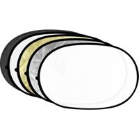 Godox reflectieschermen 5-in-1 Gold, Silver, Black, White, Translucent - 150x200cm - thumbnail