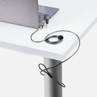 Veiligheidskabel Startech UNIVKMKO-LAPTOP-LOCK 2 m - thumbnail