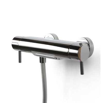 Badkraan Waterval Bongio Squadra Opbouw Thermostatisch met Omstel Chroom Bongio Badkraan Waterval Bongio Squadra Opbouw Thermostatisch met Omstel Chroom Bongio