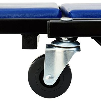 Rolbed, rolwagen, sleutelwagen, monteurskar, werkruk, blauw