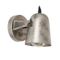 Wandlamp Spot Rivera 25 cm 1 Lichts Antiek Zilver Modern - thumbnail