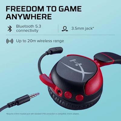 HyperX CloudX Stinger 2 Core Over Ear headset Kabel Stereo Zwart Gamen - thumbnail