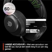 Steelseries 61676 hoofdtelefoon/headset Draadloos Hoofdband Gamen Zwart - thumbnail