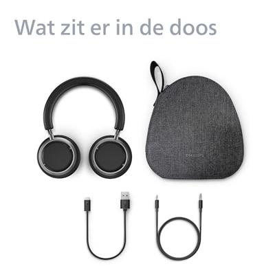 Fidelio L4 Ruionderdrukkende Over-Ear Wireless Bluetooth Headphones - Superieure gesprekskwaliteit, Geschikt voor Voice Assistant met tot 50 uur muziekafspeeltijd - Zwart