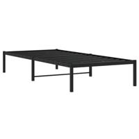 Bedframe metaal zwart 90x190 cm - thumbnail