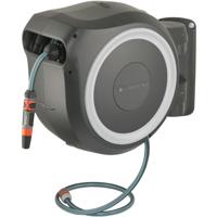 Gardena wandslangenbox 25 meter wit rollup - thumbnail