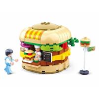 Sluban Hamburger House bouwstenen set - thumbnail