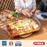 Set met ovenschalen Pyrex Transparant 3 Onderdelen - thumbnail