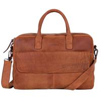 DSTRCT Wall Street Workingbag 17 inch-Cognac - thumbnail