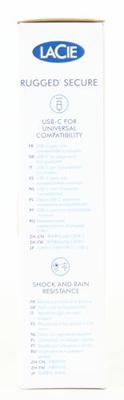 LaCie Rugged Secure 2TB USB-C 5Gb/s LaCie Rugged Secure 2TB USB-C 5Gb/s