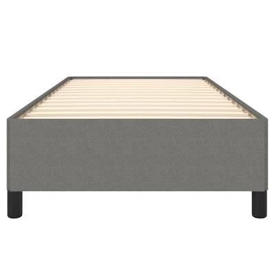 Bedframe zonder matras 90x190 cm stof donkergrijs