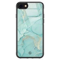iPhone SE 2020 glazen hardcase - Touch of mint - thumbnail