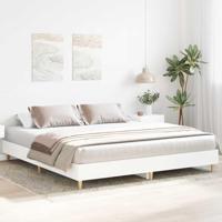 Bedframe zonder matras 180x200 cm spaanplaat wit - thumbnail