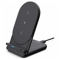 Aukey Aircore 2-in-1 Wireless Charging Stand - zwart - thumbnail