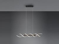 Trio Design led hanglampSequence geborsteld metaal - 341810205 - thumbnail