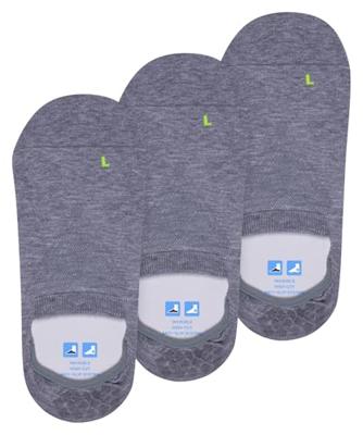 FALKE 3-paar unisex Footies die niet afzakken - Cool Kick - Kousenvoetjes voor dames en heren - Sokken in loafers - Anti-slip