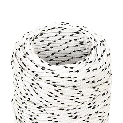 Boottouw gevlochten 2 mmx25 m polyester wit