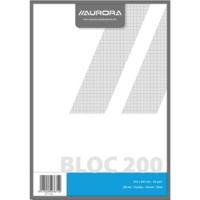 Kladblok ft A4, geruit 5 mm - thumbnail