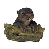 Drijvende spuitfiguur Otter op boomstam Ubbink - Ubbink - thumbnail