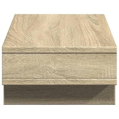 VidaXL Monitorstandaard 50x27x15 cm bewerkt hout sonoma eikenkleurig