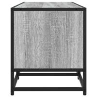 Tv-meubel 210x35x41 cm bewerkt hout grijs sonoma eikenkleurig - thumbnail