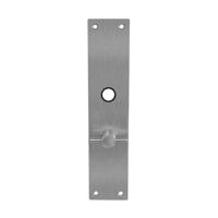 Intersteel renovatieschild rechthoekig 250x55x2mm toilet-/badkamersluiting 57/5mm - RVS - thumbnail