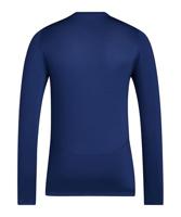 adidas Techfit Ondershirt Lange Mouwen Donkerblauw Wit - thumbnail