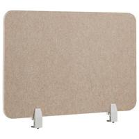 Beliani - SPLIT - Bureauscherm - Beige - 50 x 80 cm - Polyester - thumbnail
