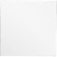 Creativ Company Canvas, d: 1.6 cm, afm 50x50 cm, 360 gr, wit, 5 stuk/ 1 doos - thumbnail