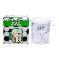 Duckiez Kleur je eigen beker voetbal 250 ml | 24 stuks - thumbnail