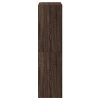 Hoge kast met deuren 68x37x142 cm bewerkt hout bruin eikenkleur - thumbnail