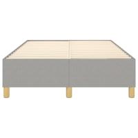 Boxspringframe stof lichtgrijs 120x200 cm - thumbnail