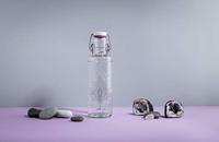 Soulbottles Just Breathe drinkfles glas 0,6 l - thumbnail