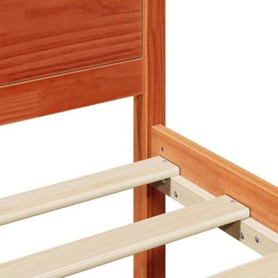 Bedframe Wasbruin 160 x 200 cm Massief grenenhout