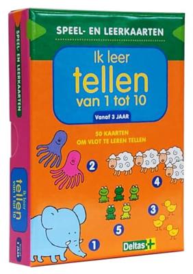 Deltas Speel- en leerkaarten - ik leer tellen van 1 tot 10 (3+) - thumbnail