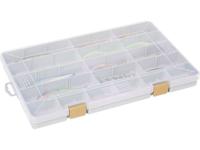 Westin W3 Tackle Box Compartmens Grey & Clear 27,5x18,5x4,5 cm - thumbnail
