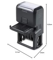 Trodat Printy-Dater Datumstempel 41 x 24 mm (bxh) Grijs, Zwart - thumbnail