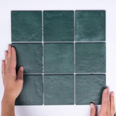 Mozaiek Tegel Kasba 29,7x29,7 cm Mat Forest Green The Mosaic Factory Mozaiek Tegel Kasba 29,7x29,7 cm Mat Forest Green The Mosaic Factory