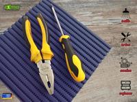 Tapijt Exma Aqua-Mat Basic Marineblauw PVC 65 cm x 15 m - thumbnail
