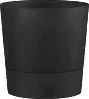 elho plantenbak foss rond d35 h34cm Living black - thumbnail