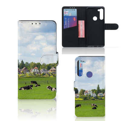 Motorola G8 Power | Telefoonhoesje | Met pasjeshouder | Koeien