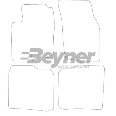 Automatten passend voor Mitsubishi Carisma 1999-2004 4-delig BL1520804 Automatten passend voor Mitsubishi Carisma 1999-2004 4-delig BL1520804