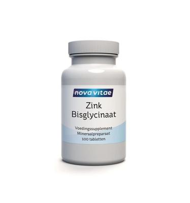 Nova Vitae Zink bisglycinaat 25mg 100 Tabletten