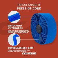 CONTEC stuurlint "prestige.cork ct bar tape prestige.cork 200mm blue - thumbnail