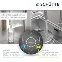 Schutte AQUADOT Digitale keukenkraan met smart control | RVS look | Zwart | Met soft-touch slang - 99556 - thumbnail