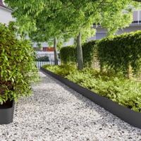 VidaXL Gazonranden 10 st 20x103 cm koudgewalst staal zwart - thumbnail