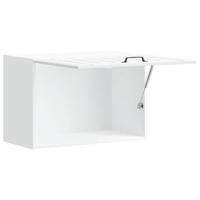 Keukenwandkast Lucca bewerkt hout hoogglans wit - thumbnail